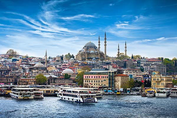 Istanbul the capital of Turkey, eastern tourist city.